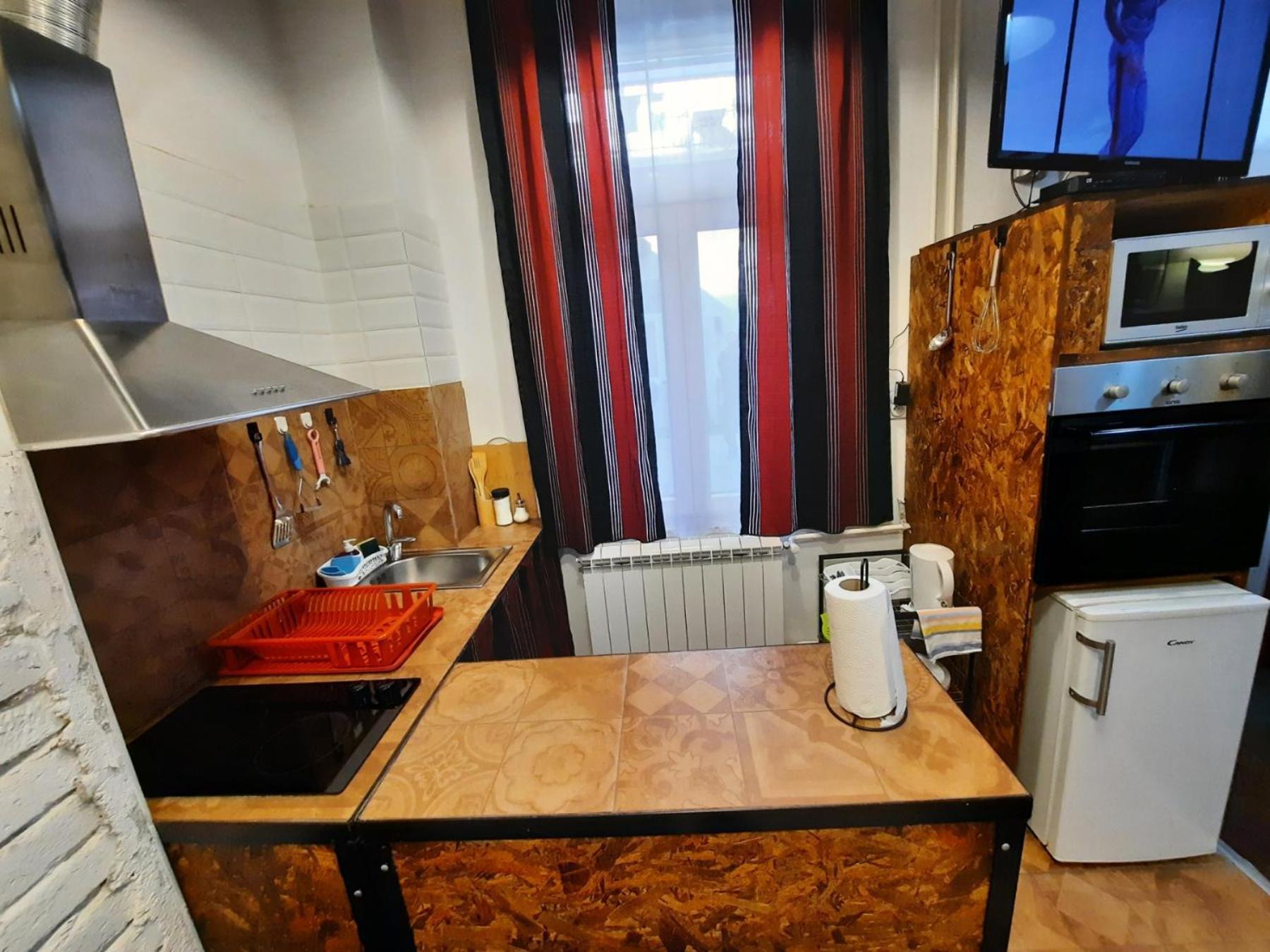 Ferienwohnung Authentic Belgrade Centre - Split Level Loft With Patio In Courtyard Exterior foto